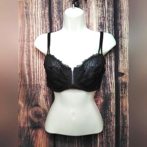 Auden Elegant Black Lace Bra 38C